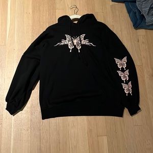 H&M Butterfly Hoodie | size L